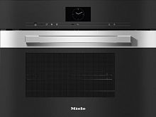 Встраиваемая пароварка с СВЧ Miele DGM 7640 EDST/CLST, с витрины новая без коробки
