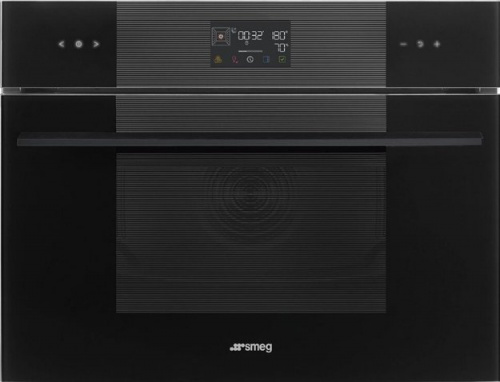 Компактный духовой шкаф с паром Smeg SO4102S3B3 Компактный духовой шкаф с паром Smeg SO4102S3B3
